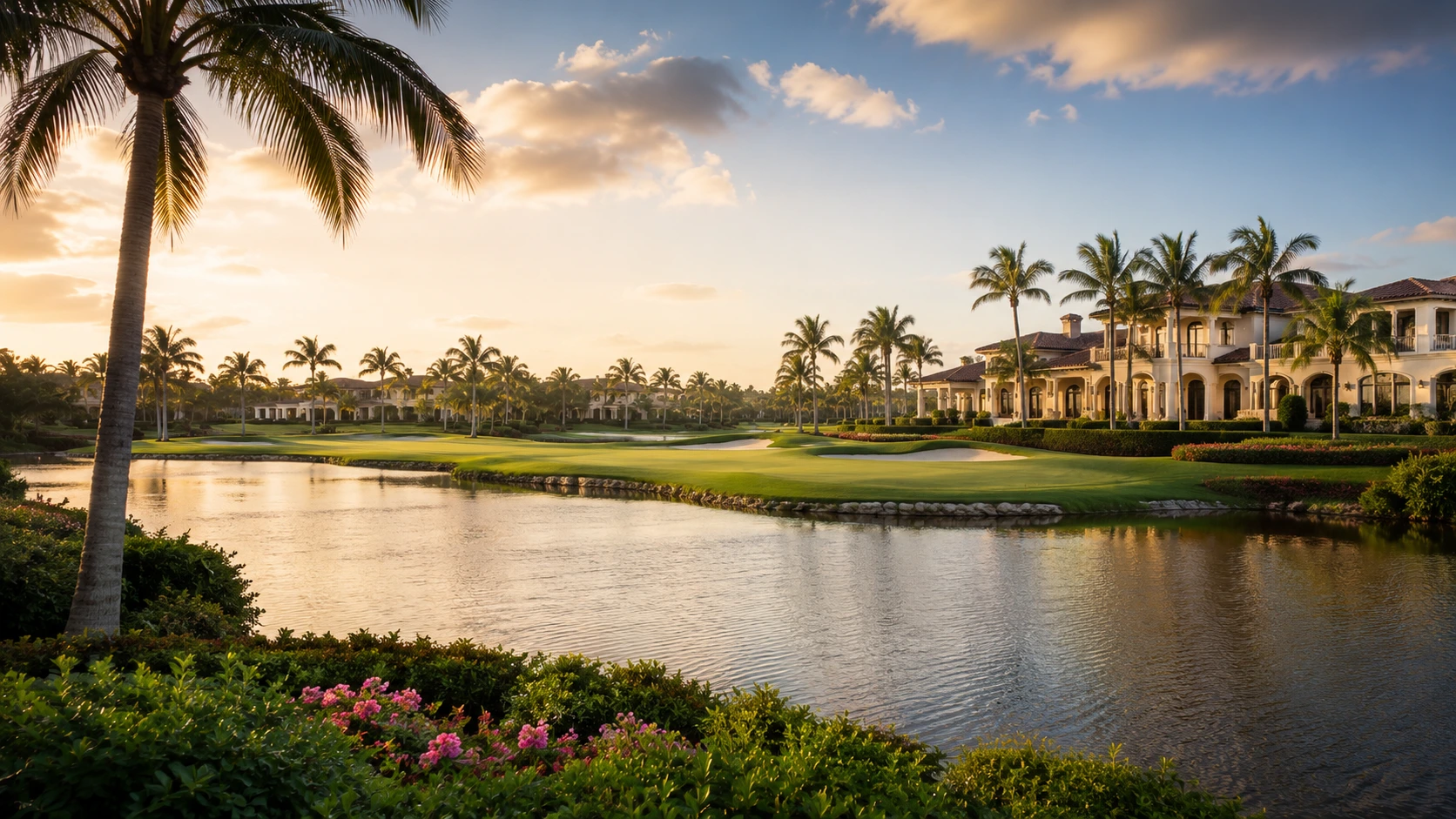 Golf course home in Palm Beach Gardens